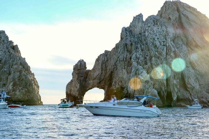1 Hour Cabo Highlights on a 33ft Luxury Yacht - Pelican Rock and the possible swim stop
