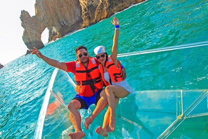 1 hour Private Navigation in Transparent Boat Arco de Los Cabos - What the $458.20 private price means