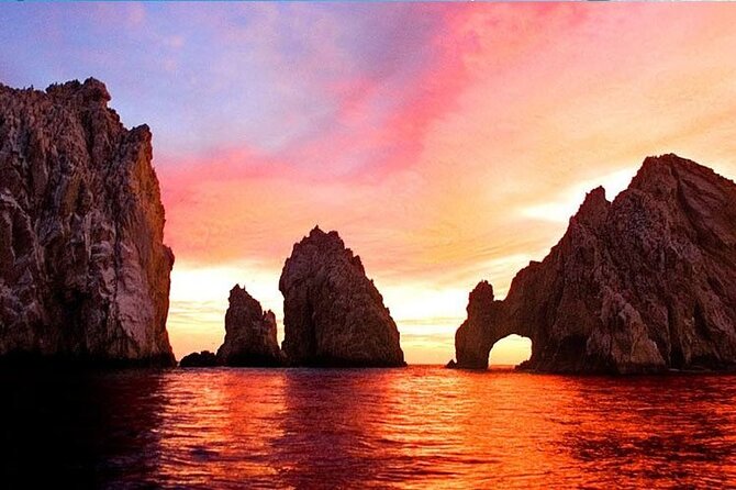 2 Hour Sunset Tour on Catamaran in Cabo San Lucas - The route from D Dock to the Arch