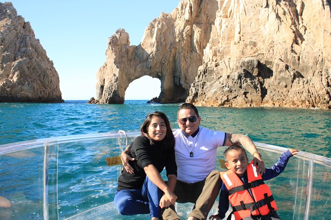 45 Minute Transparent Boat Ride to the Arch of Cabo San Lucas - Five Minutes at El Arco de Cabo San Lucas