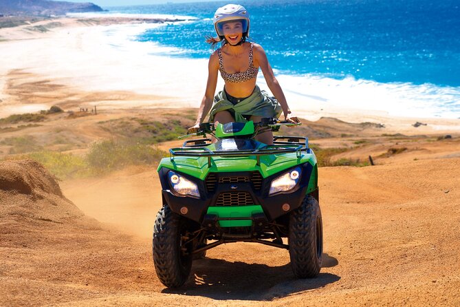 Beach ATV, Free Camel Ride, and Sky Bike Combo - Riding from desert trails to the Pacific