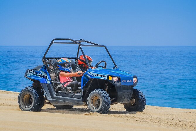 Beach CAN-AM SXS X3 and Horseback Ride in Cabo - Cactus Park: briefing, equipment, and a clear start