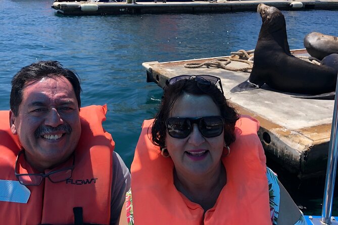 Boat Tour to Cabo San Lucas Arch and Rock Formations - Pelican Rock and the fish below