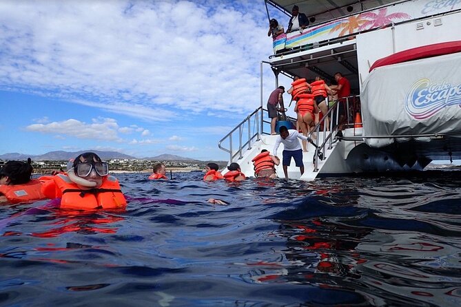 Cabo Boat Tour: Drinks, Lunch, Snorkeling, Dancing, and Transport - Chileno Bay brings the water activity