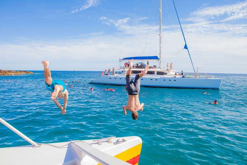Cabo Catamaran Snorkel: Arch & Santa Maria, Open Bar, Snacks - The First Fifteen Minutes on the Water