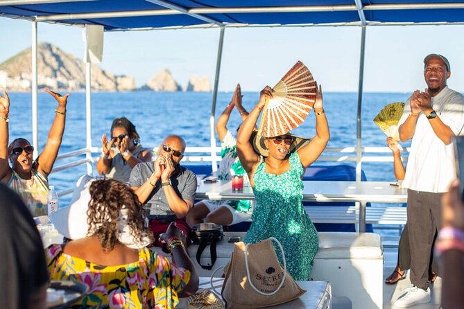 Cabo Cruise Sunset Adventure: Tacos, Margaritas & Sea Lions - Boarding the Cabo Mar catamaran
