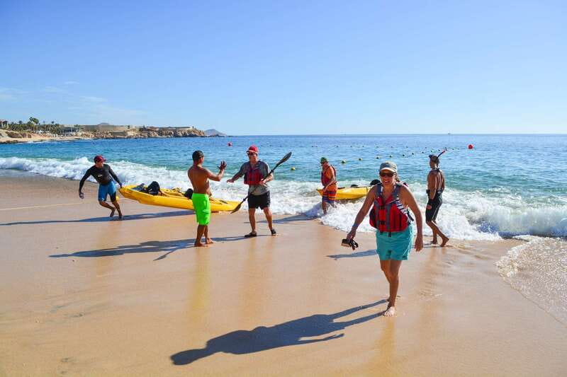 Cabo: Half-Day Kayak & Snorkel to Santa Maria & Chileno Bay - Chileno Bay: reef, tidal pools, and beach time
