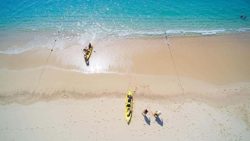 Cabo: Half-Day Kayak & Snorkel to Santa Maria & Chileno Bay - The ride to Santa Maria Bay