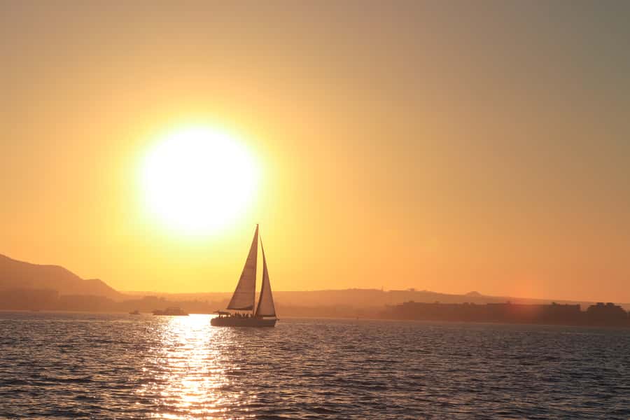 Cabo Luxury Sunset Sailing Adventure with Open Bar - The 50-foot Beneteau sets the tone