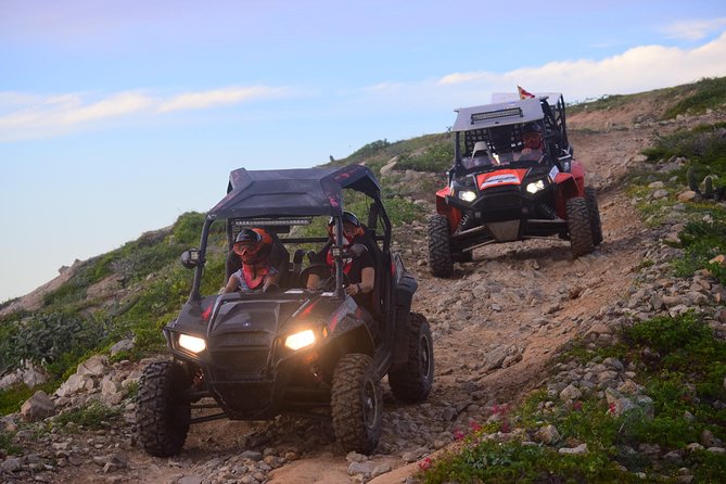 Cabo Migrino Beach & Desert Tour (Triple UTV) - Taking the triple UTV onto the beach