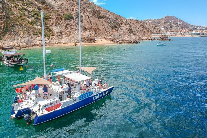 Cabo San Lucas and Santa Maria Bay Snorkeling Sightseeing Cruise - Cruising toward the Arch and Land’s End