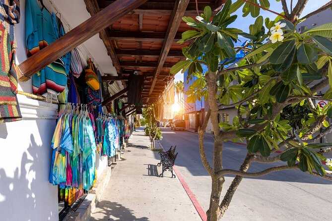 Cabo San Lucas Arch Cruise and Shopping Tour - Downtown Cabo: plazas, church, and narrow streets
