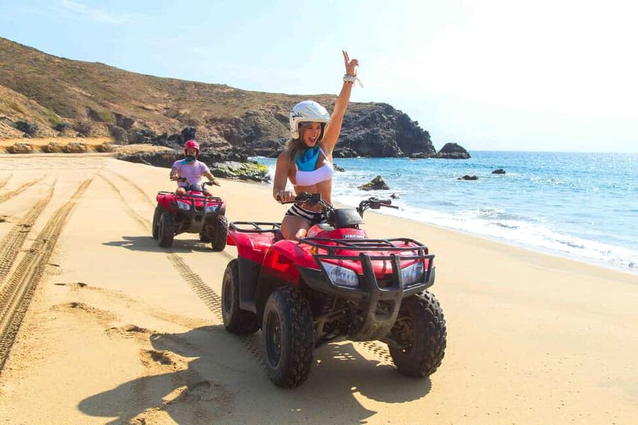 Cabo San Lucas: Beach & Desert ATV Tour with Tequila Tasting - Desert trails, riverbeds, and mountain routes
