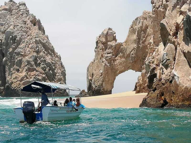 Cabo San Lucas: glass-bottom boat ride to "End of the Earth" - Tequila tasting, water, and what is not included