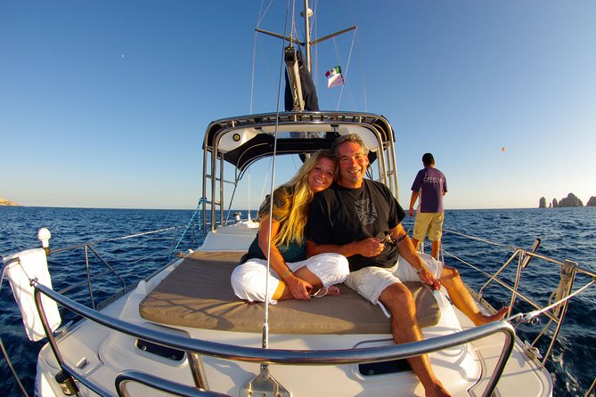 Cabo San Lucas Sunset Sailing Shared Cruise - From motor power to real sailing