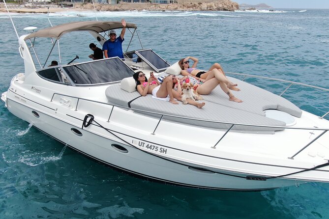 Cabo San Lucas Yacht Rental all inclusive - Medano Bay for food, drinks, and water time