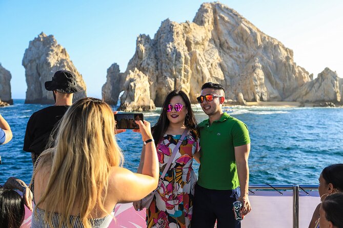 Cabo Sunset Dinner Cruise: Fajitas, Lands End and Party - Cabo’s famous rocks are the real dinner show