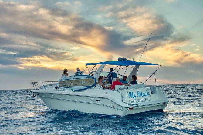 Cabo Sunset Tour - Pelikan Rock and the first look at Cabo’s water