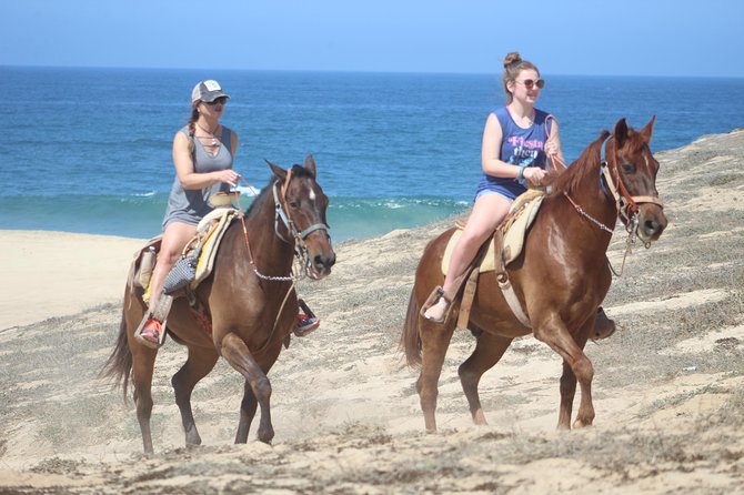 Cabo White Sand Horseback Riding Tour and Tequila Tasting - Hotel pickup is useful, but allow extra time