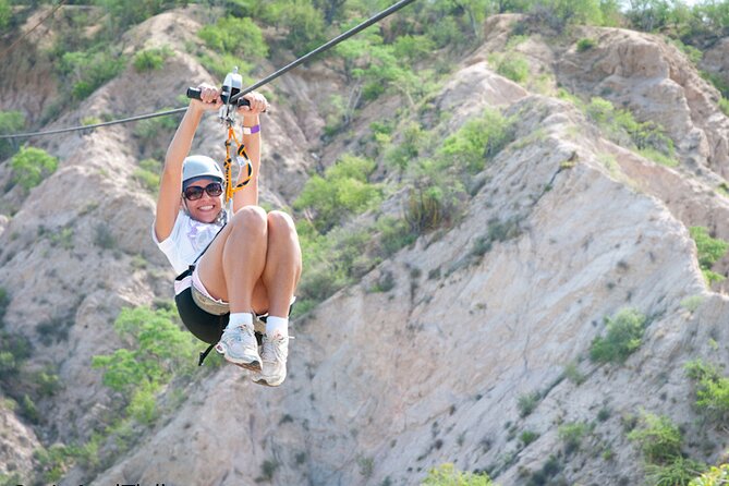 Cabo Zip-line and Rappelling Adventure - Seven ziplines above Costa Azul