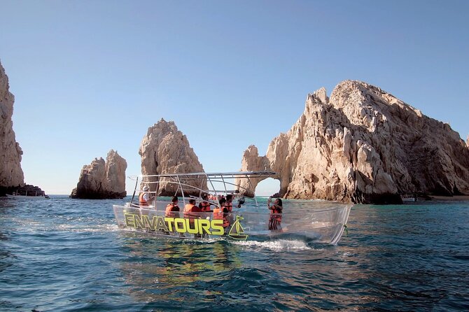 Clear Boat Ride in Los Cabos - A clear boat with a very clear purpose
