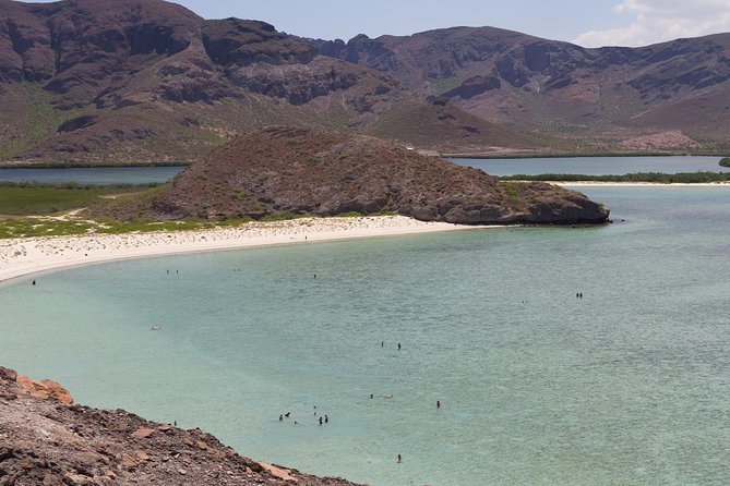 Day Trip to La Paz & Balandra Beach from Cabo San Lucas - El Tecolote lunch and the view toward Espíritu Santo