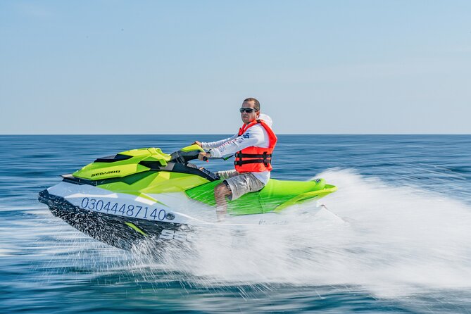 Double Jet Ski and Boat Ride in The Sea of Cortez Guided Tour - The speedboat ride past Cabo’s famous rocks