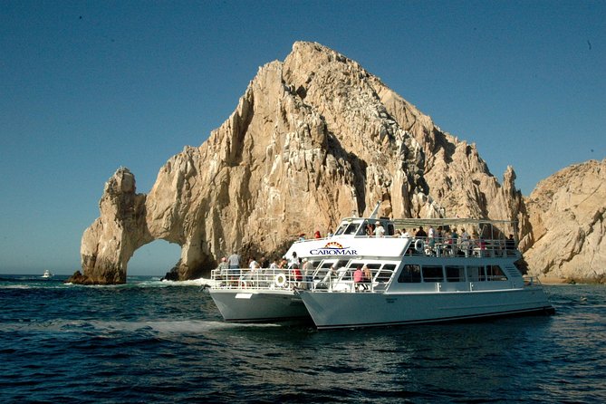 Fiesta Dinner Cruise in Cabo with Dinner - Seeing the Arch from the water