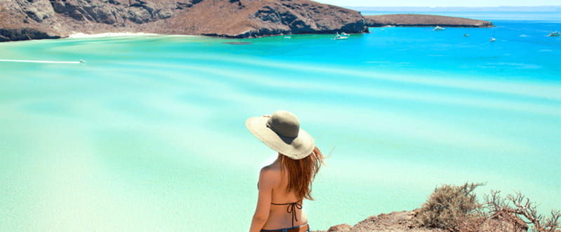 From Los Cabos: City Tour La Paz, Balandra and Todos Santos - Balandra Beach and the mushroom rock