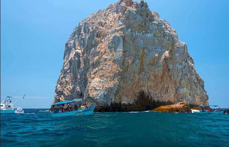 Glass Bottom Boat Tour Arch Cabo - The hour begins at Medano Beach or the marina