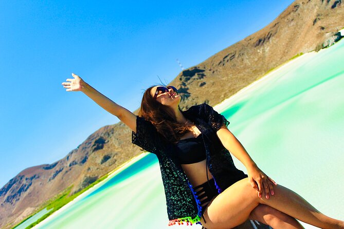 La Paz, Balandra and Todos Santos from CABO and San Jose - Playa El Coromuel adds a second kind of beach stop