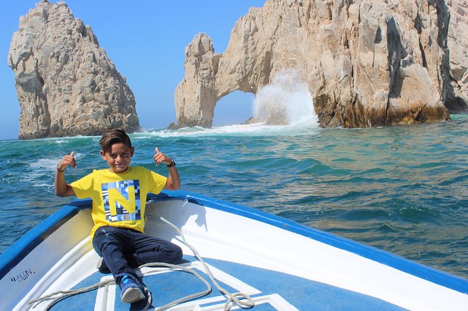 Land's End & Snorkel Tour in a Glass Bottom Boat (VisitA Cabo) - Lovers Beach and Divorce Beach