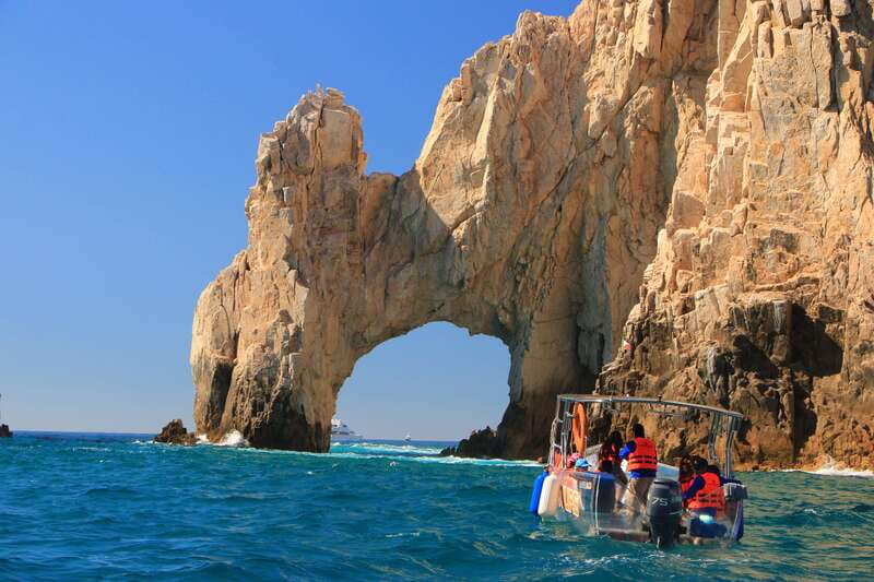Los Cabos Arch & PelicanRock Cabo San Lucas CrystalBoat Tour - Finding Envatours at Plaza Bonita