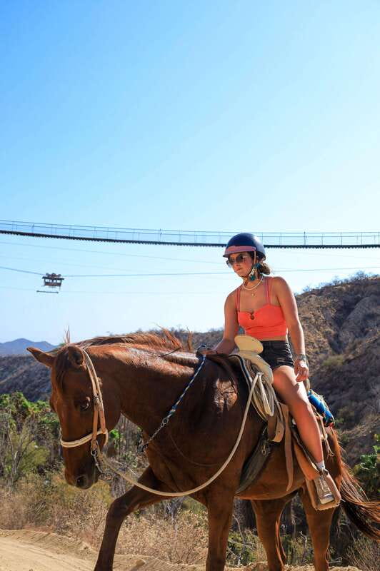 Los Cabos: Horseback Riding in Canyon a Mexican Experience - Riding from the Canyon Toward the Oasis