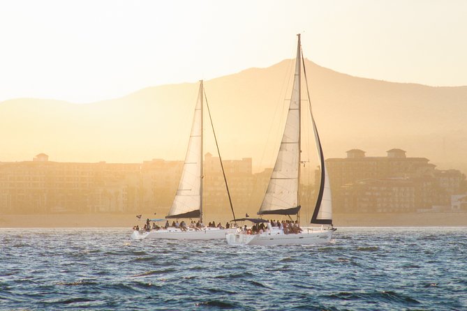 Los Cabos Luxury Sunset Sail with Light Appetizers and Open Bar - Lover’s Beach, Divorce Beach, and El Arco