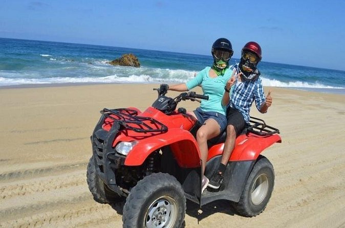 Los Cabos Single or Double ATV Beach and Desert Tour - Playa Migrino and the beach finish