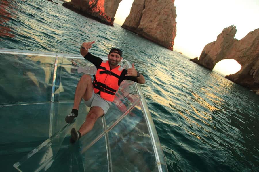 Los Cabos Tour to the Arch in a Transparent Boat - A four-hour route with several different stops