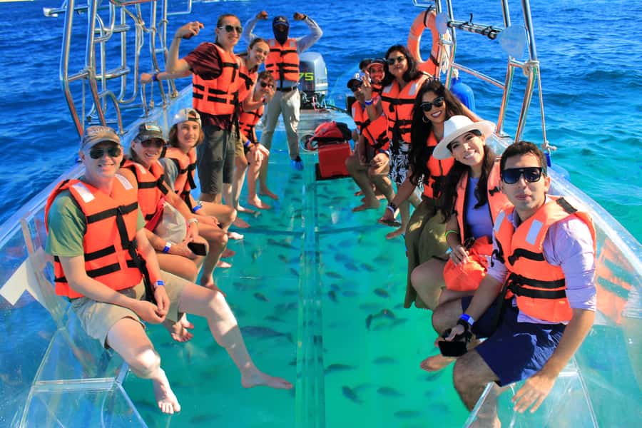 Los Cabos Tour to the Arch in a Transparent Boat - Downtown Cabo and the craft markets