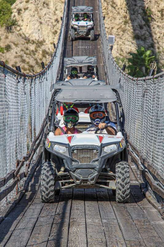 Los Cabos: Ultimate UTVs Adventure, Cross the Wooden Bridge - From hotel pickup to the test circuit