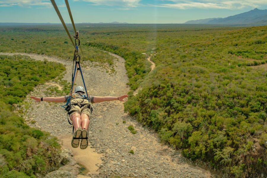 Los Cabos: Zip Lines and UTVs with Mexican Lunch and Drinks - Quesadillas, salad, and a welcome cold drink