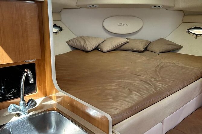Luxury Experience on Private Yacht 34ft in Cabo - Leaving the marina for Cabo’s rock formations