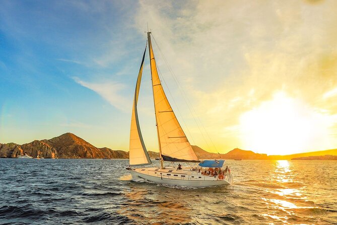 Luxury Sailboat Tour at Sunset in Los Cabos + Snacks + Premium Drinks - Sea lions, coastal views, and the chance of whales