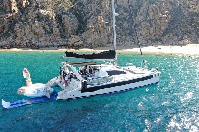 Luxury Sailing catamaran charter in Cabo San Lucas all inclusive - A private boat day built around Cabo’s best view