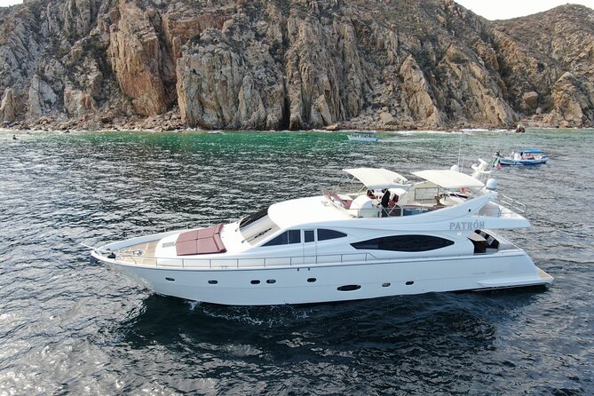 Luxury Yacht Charter in Cabo San Lucas - Ferretti 88ft. - Food, snacks, and the premium open bar