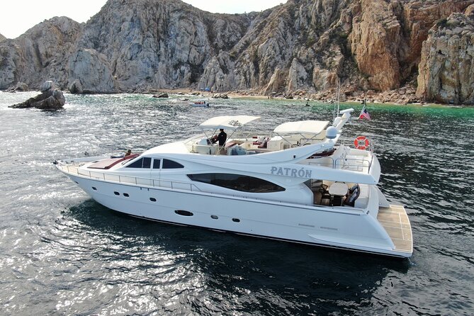 Luxury Yacht Charter in Cabo San Lucas - Ferretti 88ft. - El Arco and Cabo’s sea lion colony