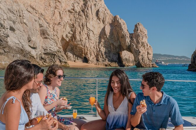 Multimillion Yacht Cabo Cruise Sunset or Snorkel Optional PICKUP! - The Pacific and Sea of Cortez meeting point