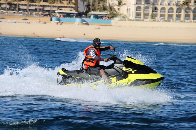 New Jetski Adventure in Cabo San Lucas Bay with Hotel Pickup 1hr - Who should book this Cabo Jetski ride