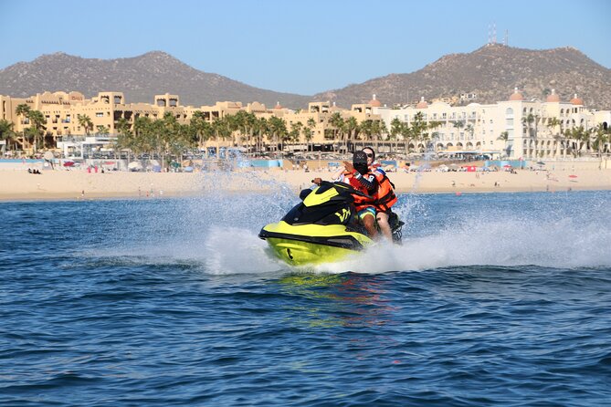New Jetski Adventure in Cabo San Lucas Bay with Hotel Pickup 1hr - The one-hour schedule and what it means