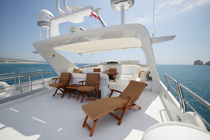 Number Juan 100ft Yacht Azimut Rental - Chef Saul’s menu and the open bar