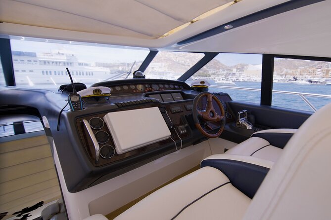 Olivia Grace 60 ft British Princess Yacht Rental - Setting out from Cabo San Lucas Marina